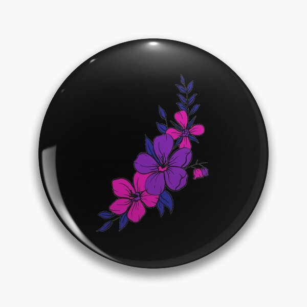 Item preview, Subtle Bisexual Pride Flowers. Bisexual flowers designed and sold by tiredandbored.