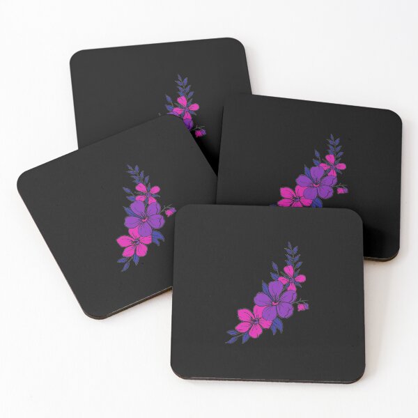 Item preview, Subtle Bisexual Pride Flowers. Bisexual flowers designed and sold by tiredandbored.