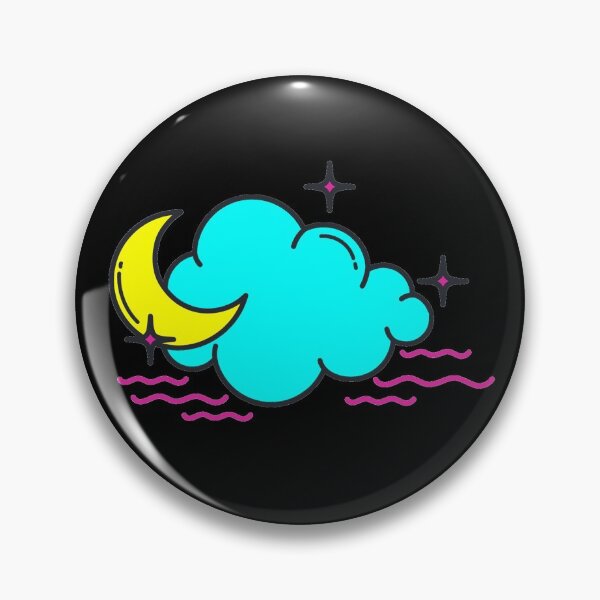 Item preview, Subtle Pansexual Pride Moon and Cloud designed and sold by tiredandbored.