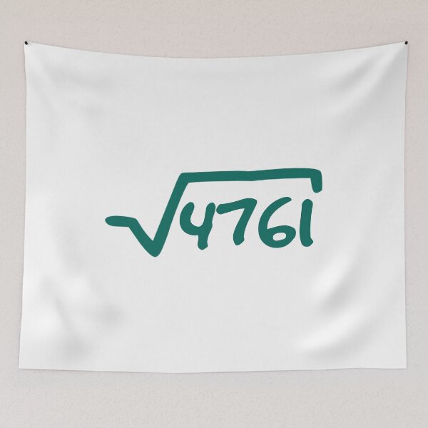 Item preview, Square root of 4761 - Funny 69th Birthday Math Design designed and sold by happy gift art.