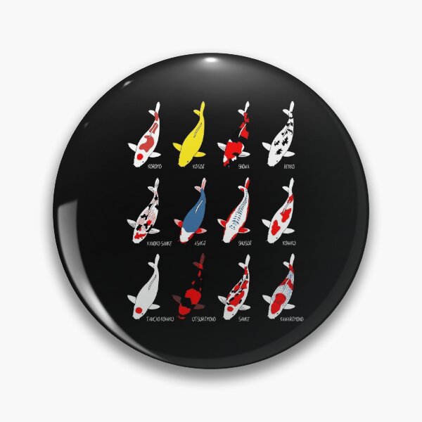 Item preview, Koi Breeds Names Koicarp Koifish Garden Pond Fish Koi Lover designed and sold by TheAplus.