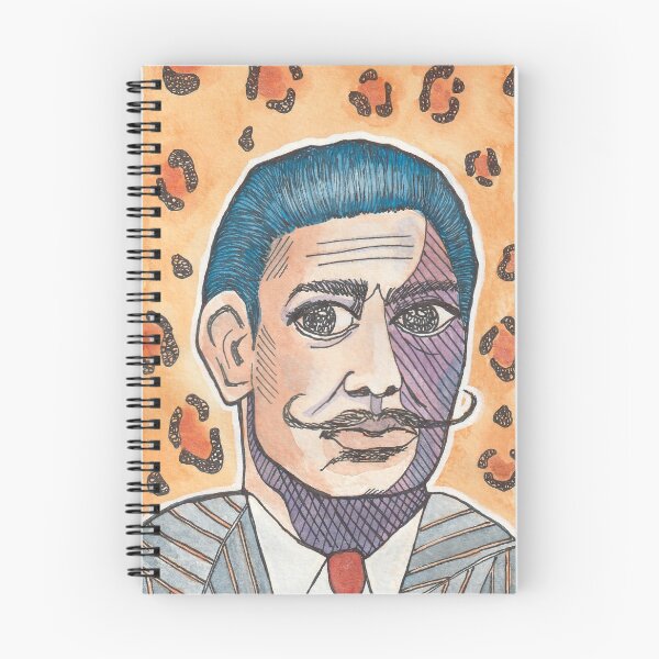 Item preview, Dali in leopard print designed and sold by KCIllustrates.