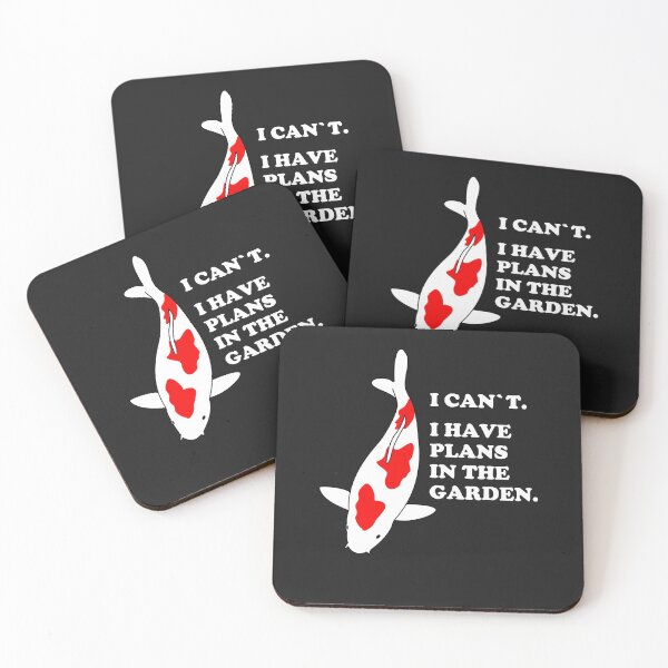 Item preview, Koi I Can`t I Have Plans Koicarp Koifish Garden Pond Fish Koi Lover designed and sold by TheAplus.