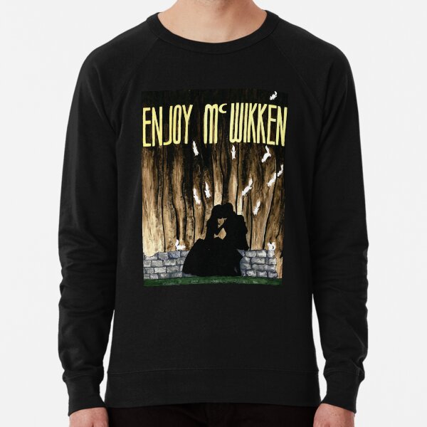 Night of the Squirrels Poster - Enjoy McWikken Lightweight Sweatshirt