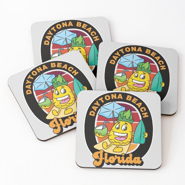 Item preview, Daytona Beach, Florida - Funny Pineapple Summer Surfing designed and sold by Rhu Creations.