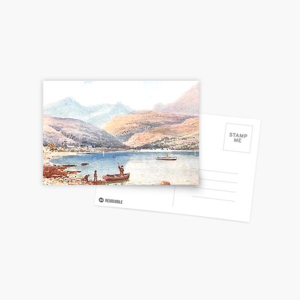 Item preview, Vintage Illustration of Arran, Scotland - Brodick Bay designed and sold by yourscotland.