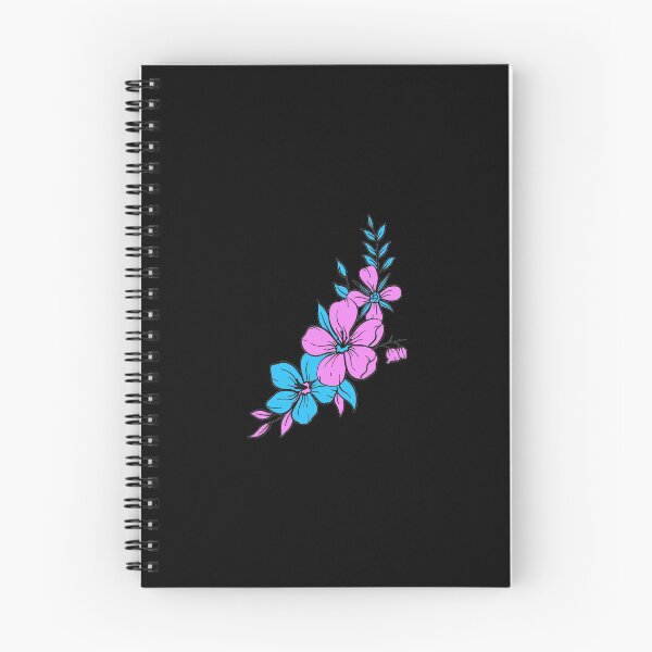 Item preview, Subtle Transgender Pride Flowers. Transgender flowers designed and sold by tiredandbored.