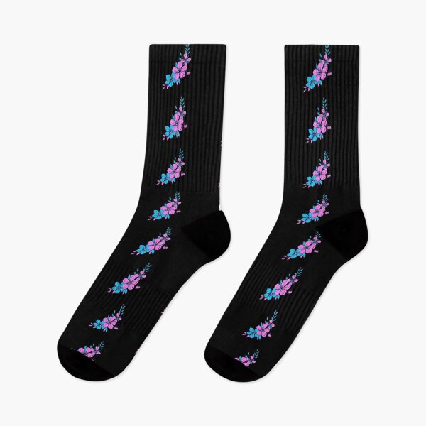 Item preview, Subtle Transgender Pride Flowers. Transgender flowers designed and sold by tiredandbored.
