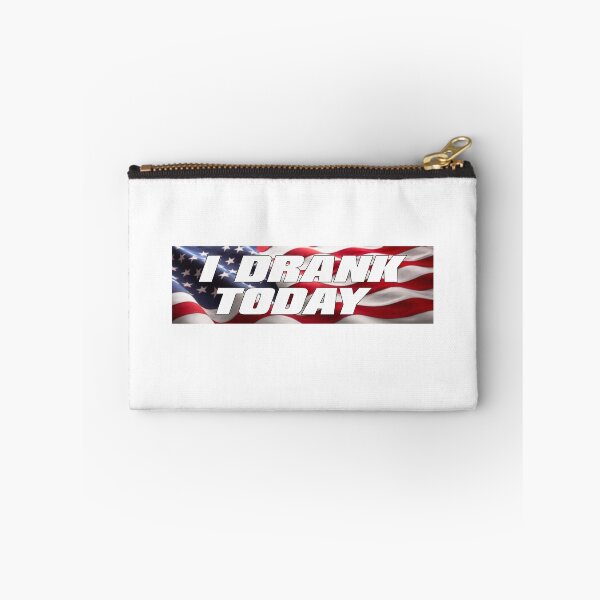 Item preview, Funny Voting Sticker - I Drank Today - American Flag designed and sold by Shop signer.
