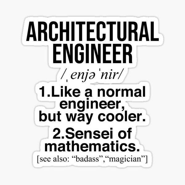 Item preview, Architectural engineer funny gifts designed and sold by chrlalexandru.