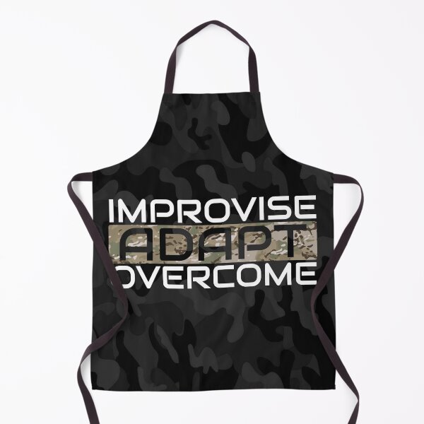 Item preview, Improvise adapt overcome Multicam, Black multicam - motivational designed and sold by Honest-Quotes.