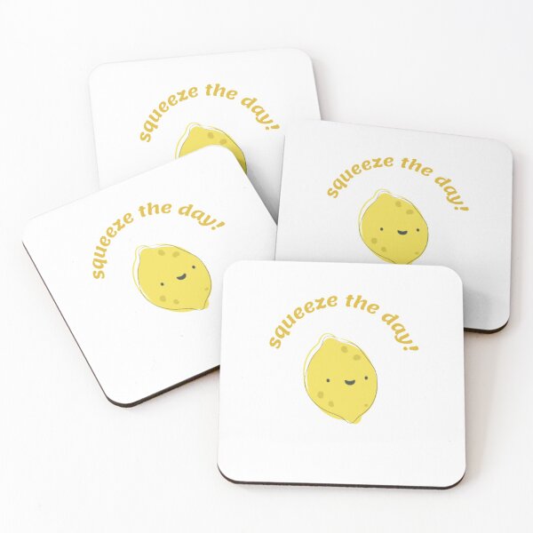 Item preview, happy lemon | yellow lemon | summer design | inspirational quote designed and sold by syeda noon.