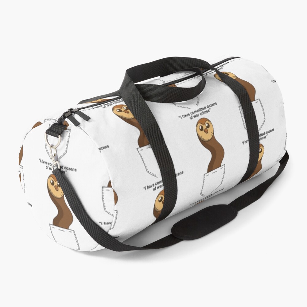 Hooty has committed war crime| Perfect Gift Duffle Bag