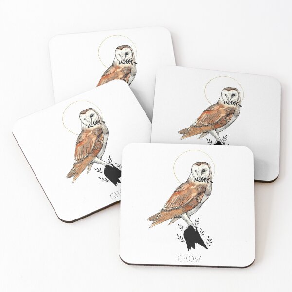 Item preview, Watercolour barn owl illustration  designed and sold by Elliezart.