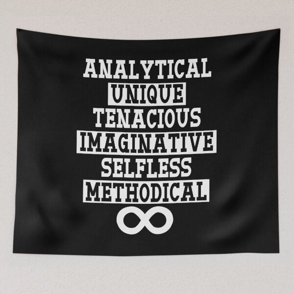 Item preview, Analytical Unique Tenacious Selfless Methodical Autism Awareness designed and sold by Color-Sparkle.