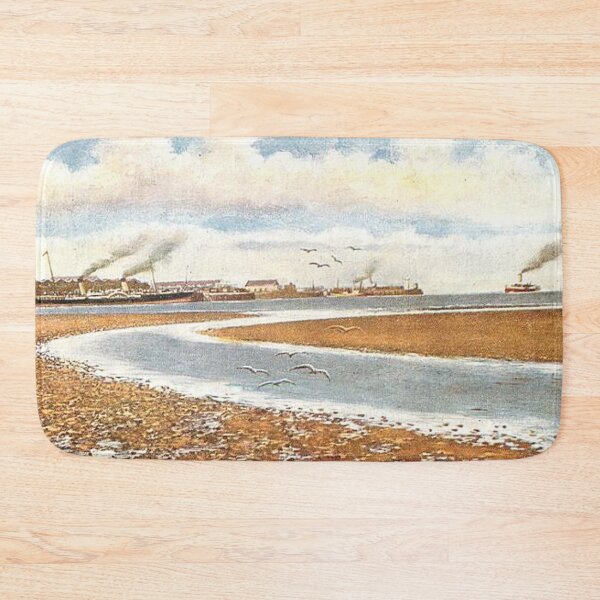 Item preview, Vintage Illustration of Ardrossan, Scotland - The Harbour designed and sold by yourscotland.