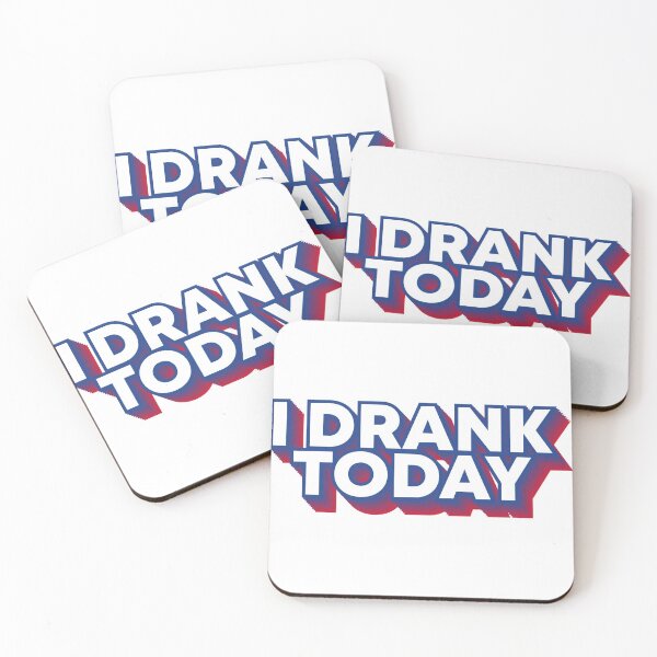 Item preview, I Drank Today - Red White and Blue - Funny Voting Drank Sticker designed and sold by Shop signer.