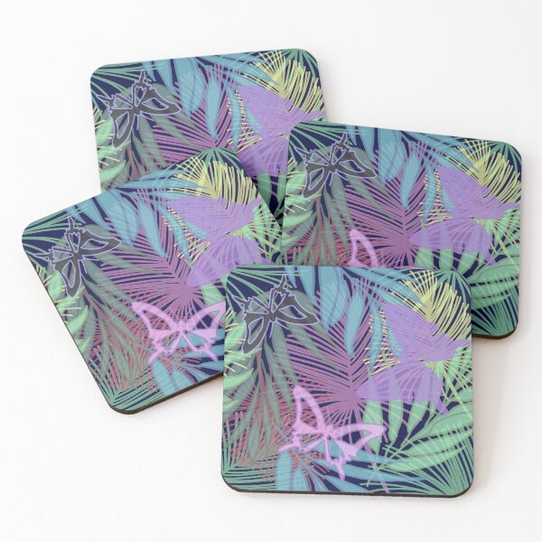 Item preview, Butterflies tropical pattern designed and sold by stavina.