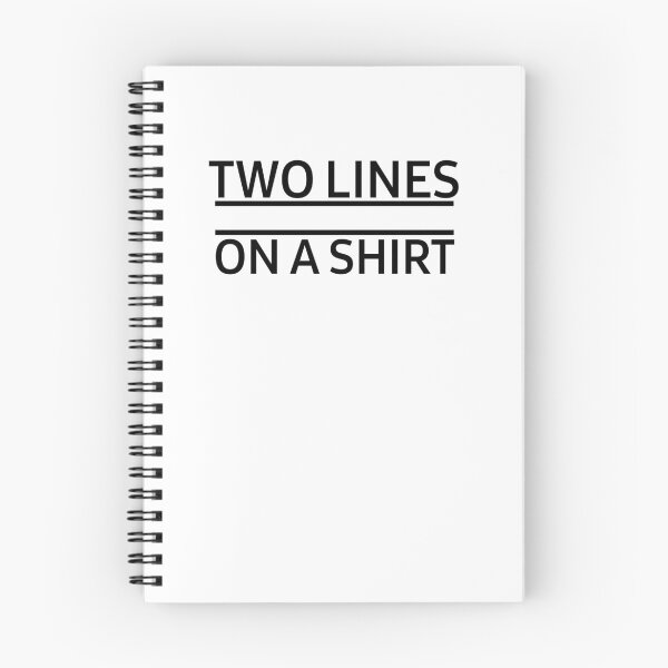 Item preview, Two Lines On A Shirt designed and sold by Mr Wolf.
