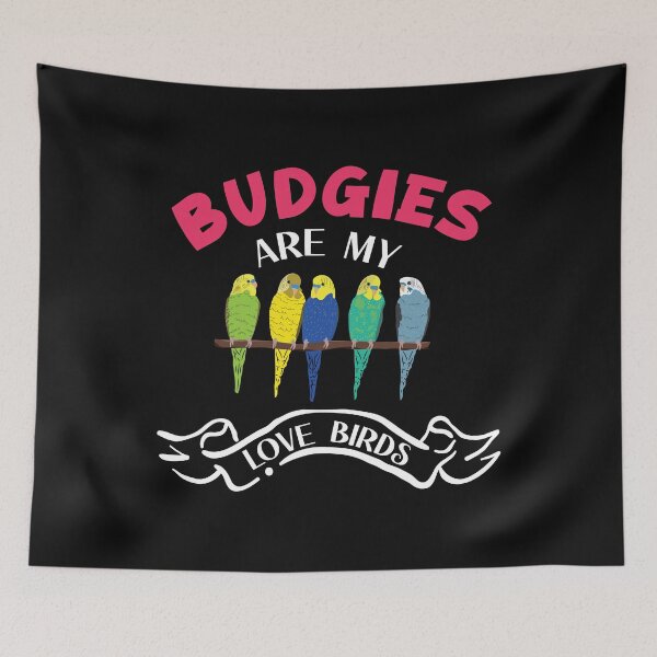 Item preview, Budgie Budgies Love Birds Budgerigar Parakeet Pet Bird designed and sold by TheAplus.