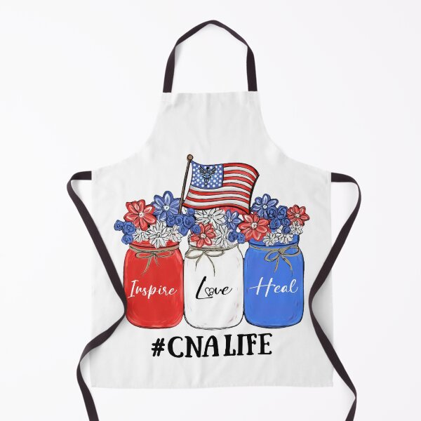 Item preview, Inspire Love Heal Nurse CNA Life American Flag designed and sold by AlisonWalsh24.