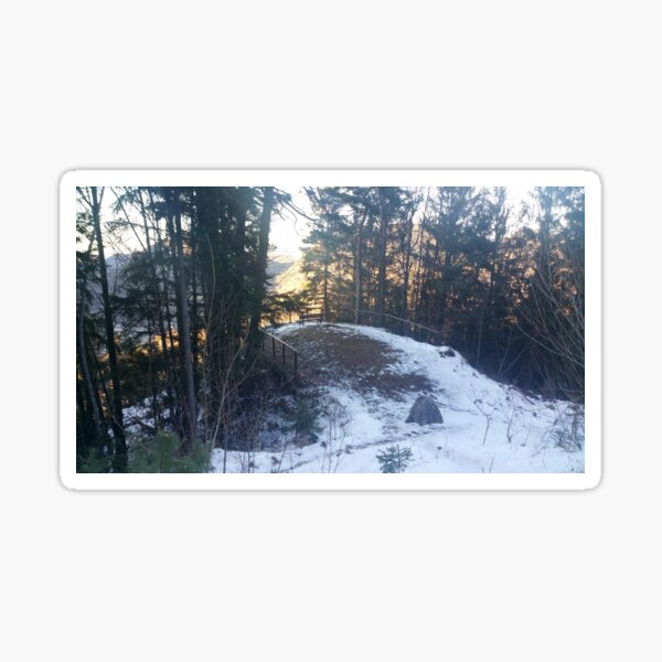 Item preview, Berchtesgaden, Germany: What remains of the Mooslahnerkopf; tea house in the Obersalzberg visited daily by Hitler. Wooden parapet and bench. Sunny and cold winter morning with snow designed and sold by Maurizio Fabbroni.