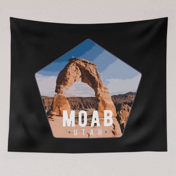 Aperçu de l'œuvre Moab Utah - Arche délicate créée et vendue par kickwear-com.