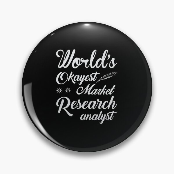 Item preview, World's Okayest Market Research Analyst designed and sold by Silver Medal.
