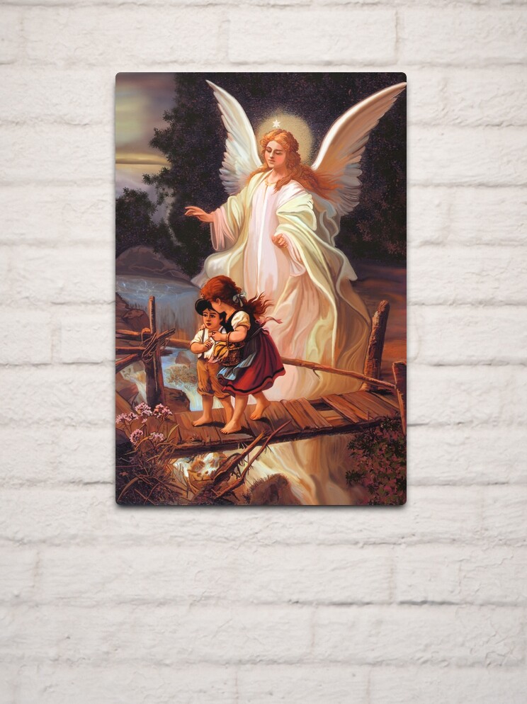 God Jesus Christ With Angels Canvas Wall Print Art Angels Lovers