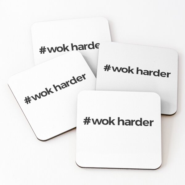 Item preview, Wok Harder Hashtag designed and sold by araeesha0315.