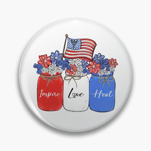 Item preview, Inspire Love Heal Nurse American Flag designed and sold by AlisonWalsh24.