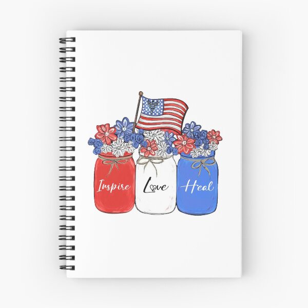 Item preview, Inspire Love Heal Nurse American Flag designed and sold by AlisonWalsh24.