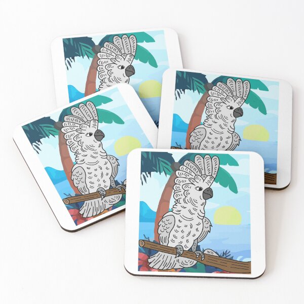 Item preview, Colorful Cockatoo Bird Parrot designed and sold by flofin.
