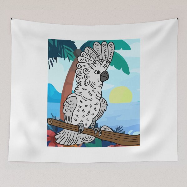 Item preview, Colorful Cockatoo Bird Parrot designed and sold by flofin.
