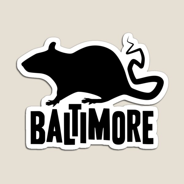 Artikel-Vorschau von Baltimore Rat, designt und verkauft von LudlumDesign.
