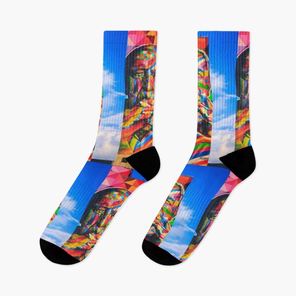 Item preview, Eduardo Kobra Brazil street artist tribute to Brazilian architect Oscar Niemeyer designed and sold by MindChirp.