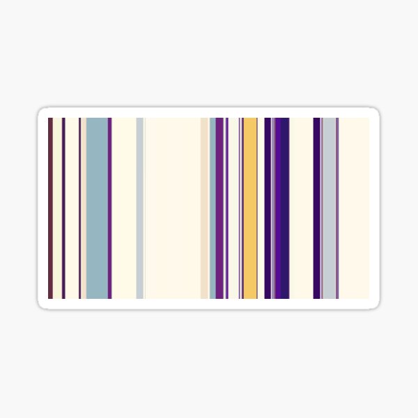 Multi Color Vertical Stripes 13 Sticker