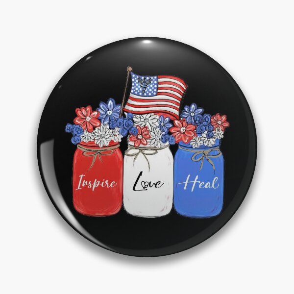 Item preview, Inspire Love Heal Nurse American Flag 4th Of July designed and sold by AlisonWalsh24.