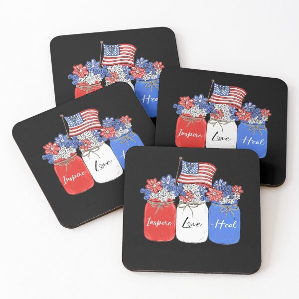 Item preview, Inspire Love Heal Nurse American Flag 4th Of July designed and sold by AlisonWalsh24.