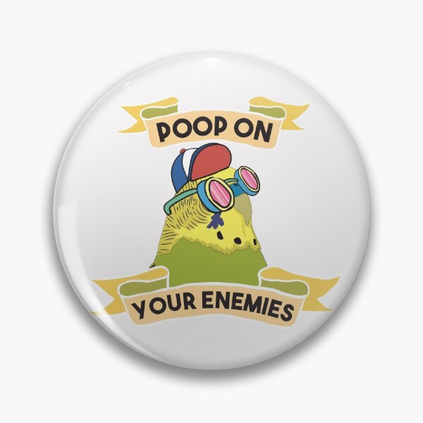 Item preview, Gangster Budgie Budgies Poop On Enemies Budgerigar Parakeet Pet Bird designed and sold by TheAplus.