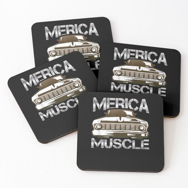 Item preview, America Muscle Funny Retro Design For Car Lovers  designed and sold by laurader.