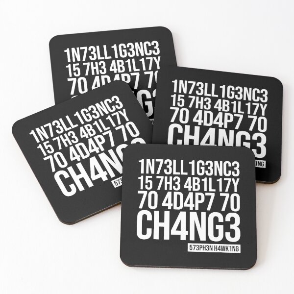 Item preview, Intelligence is the ability to adapt to change designed and sold by chococaramels.