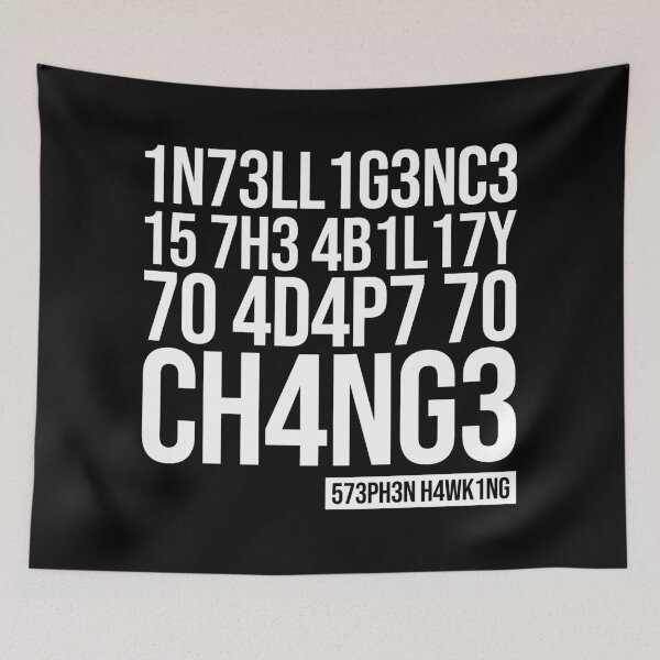 Item preview, Intelligence is the ability to adapt to change designed and sold by chococaramels.