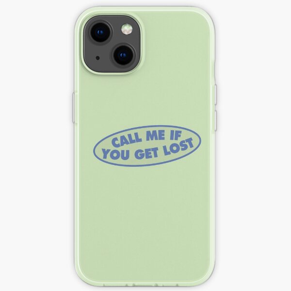 CALL ME IF YOU GET LOST-TYLER THE CREATER STAMP LOGO BLUE VERSION iPhone Soft Case
