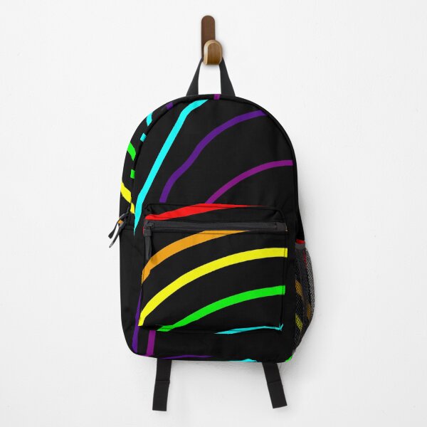 Item preview, Minimalist Asymmetric Hand-drawn minimalistic rainbow - dark mode edition designed and sold by Deegital18.