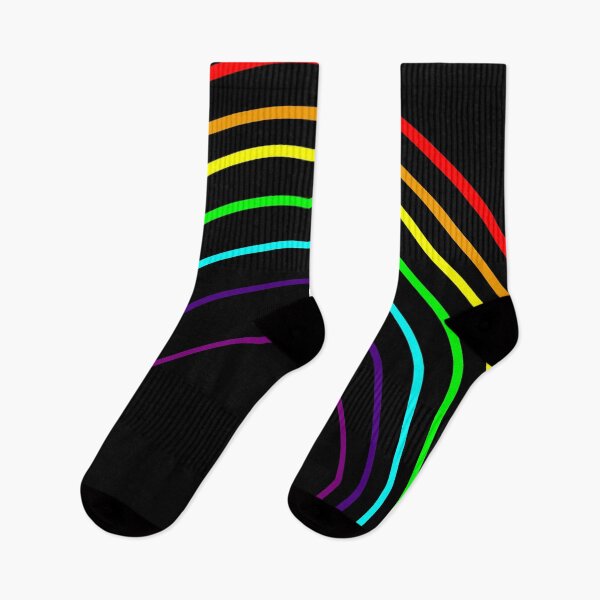 Item preview, Minimalist Asymmetric Hand-drawn minimalistic rainbow - dark mode edition designed and sold by Deegital18.