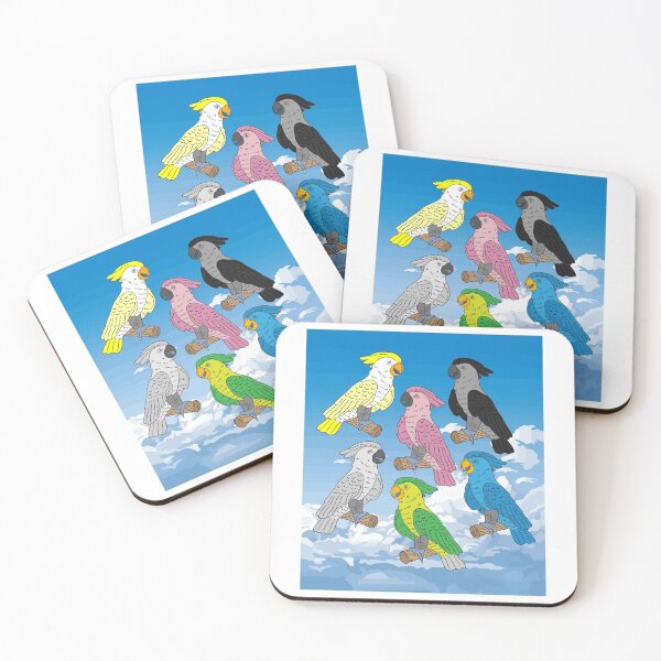 Item preview, Colorful Cockatoo Bird Parrot designed and sold by flofin.