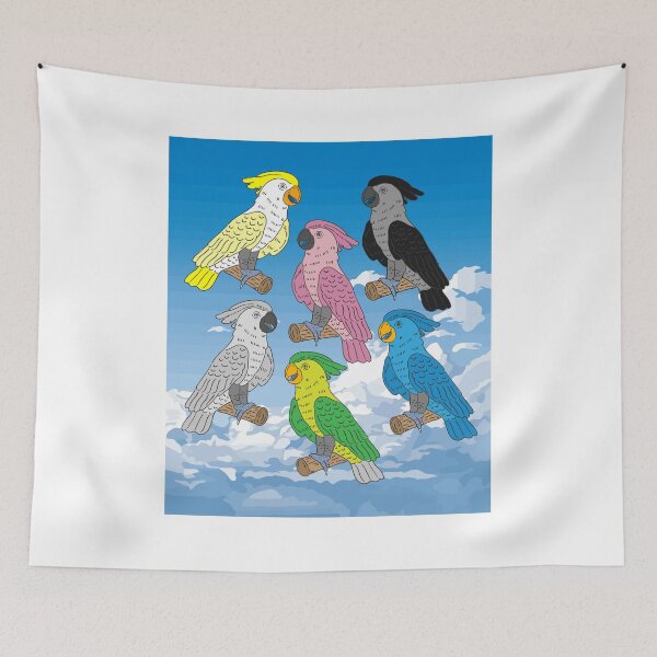 Item preview, Colorful Cockatoo Bird Parrot designed and sold by flofin.