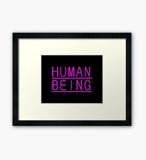 Human Framed Print
