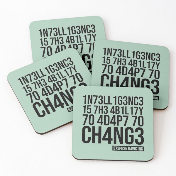 Item preview, Intelligence is the ability to adapt to change designed and sold by chococaramels.